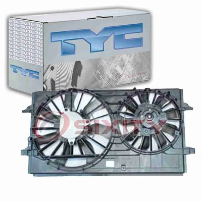 TYC Dual Radiator & Condenser Fan Assembly for 2007-2009 Saturn Aura 2.4L L4 fk