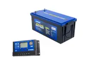 Adventure Kings 200Ah Lithium Battery Prismatic Cell + PWM Solar Regulator