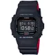 CASIO G-SHOCK 經典紅黑電子腕錶 DW-5600HR-1