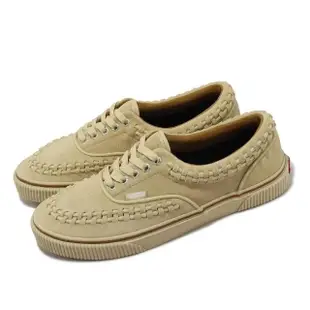 【VANS】休閒鞋 V95CF I.Lace Era I. Lace 男女鞋 卡其 麂皮 編織 鬆餅底 日本線(6301350001)