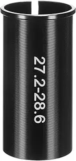 uxcell Alloy Bike Seat Post Reducer Shim 27.2mm to 28.6mm 60mm Length Aluminum Bicycle Reducing Sleeve Conversion Seat Post Tube Adapter for Mountain Bike Road Bike City Bike