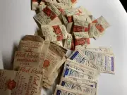 mix bag of 60 mainsprings paulson red rose samson & more swiss made