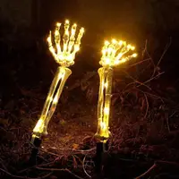 在飛比找蝦皮商城精選優惠-骷髏手臂燈/2支 骷髏手太陽能燈 萬聖節 裝飾氣氛燈 骷髏串