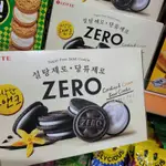 *HEHE 韓國 🇰🇷熱賣❗️LOTTE 樂天 ZERO 新品 香草OREO 巧克力香草夾心餅乾 零糖 奧利奧餅乾 6包