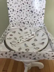 cake plate and server