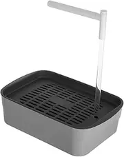 Kisangel Parrot Automatic Bathtub Bird Bath Shower Parrot Shower Parrot Bathing Parrot Bath Tub Shower for Parrots Bird Parrot Bathtub Clear Bird Bath for Cage Bird Shower Bowls Abs