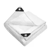 Instahut Tarpaulin Tarp 9x12m Canvas Heavy Duty Camping Poly Cover Tarp Tent NEW