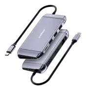 MBEAT Elite X11 Dual HDMI USB-C Multifunction Docking Station 4K MST HDMI x 2, USB-C PD, USB 3.0 x 3 , SD, TF Ideal for Notebook/Laptop