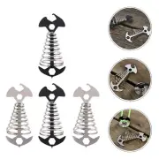 4 PCS Tent Stakes Heavy Duty Inflatable Spring Hook Pegs for Camping