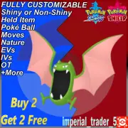 Pokémon Sword and Shield ✨ Shiny Golbat ✨ W/ Best 6IV Customizable