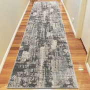 Lotos Braid Grey Runner Rug