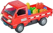 Remote Control Trucks for Boys - 1:16 RC Car Electric Pickup Toys with LED Simulation Lights,Realistic Construction Vehicles Drift Auto, Transportation Tool for Boys, Girls -