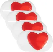 HOODANCOS Universal Laptop Camera Cover 4pcs Love Shaped Webcam Privacy Cover Mobile Phone Camera Protective Cover Insulated Privacy Accessories Easy Slide for Security