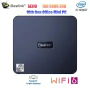 Beelink SEi10 Intel 10th i5 1035G7 Mini PC Windows 11 DDR4 16G 500G SSD Computer