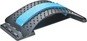 Leona Co Back Stretcher for Lower Back Pain Relief, Multi Level Back Cracker Board for Herniated Disc, Scoliosis, Spine Decompression, Back Cracking Device, Upper and Lower Back Stretcher (Blue)