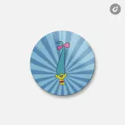 Trolls Movie Smidge | 4'' X 4'' Round Decorative Magnet