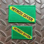 NITROX DIVER 刺繡旗。