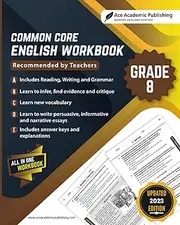 Common Core English Workbook: Grade 8 English