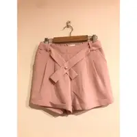 在飛比找蝦皮購物優惠-東京著衣 粉色腰帶短褲