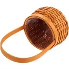 Basket for Gift Small Woven with Handles Baskets Organizing Shelves