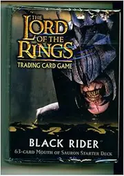 Lord of the Rings Card Game Theme Starter Deck Black Rider Mouth of Sauron