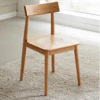 在飛比找momo購物網優惠-【Taoshop 淘家舖】W維莎全實木餐椅簡約現代靠背坐椅北