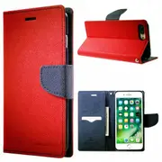 Goospery Fancy Diary iPhone 12 Pro Max - Red/Navy