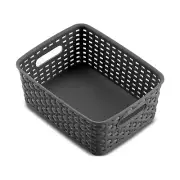 Set Of 1 Plastic Storage Baskets Small Pantry Organizer Basket Household