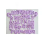 26PCS Plastic Alphabet Cookie Cutter Letter Biscuit Fondant Mold Cake Decorating Tool