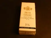 New Unopened Box 5 Grand Concert Quarter Strength Sib - Bb Clarinet Reeds 3 1/4