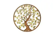 Willow & Silk Lasercut Curvy Tree of Life Metal Wall Art Rsutic Home Decor 60cm