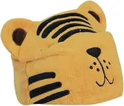 LOLIPPYY Female Dry Hair Caps Cartoon Hair-Drying Hat Fleece Material Tiger Print