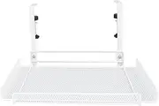 Under Desk Basket, Under Desk Organizer Cord Organizer Storage Cable Management Tray Home (White)