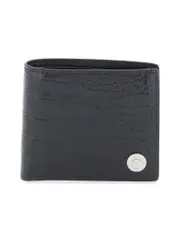 Versace Medusa Biggie Croc-Embossed Wallet