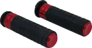 Arlen Ness - 500-065 Red TBW Speed Liner Grips fits '23-'24 Touring Model