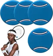 4 x Soft Silicone Shock Absorbers for Squash Rackets - Tennis Racket Vibration Damping - Portable Tennis Accessories Racket Damper for Father, Boyfriend