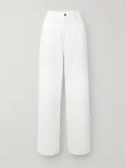 [WARDROBE.NYC] WARDROBE.NYC - Low-rise Boyfriend Jeans - White - 28 28 White