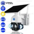 Wireless Camera Solar Security Home 64GB WIFI Outdoor Battery Remote View Alarm