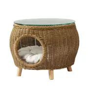 Pet Bed Coffee Side Table All-In-One