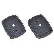 2pcs Tripod Quick Release Plate Screw Adapter Mount Head DSLR Camera Universa CR