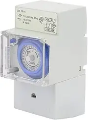 Marhynchus Timer Controller with 8 Programs Setting, Stable Performance, Energy Saving for Road Lighting, Life Charging, Factory Equipment 24H/24 Hours Analog Mechanical Timer Switch,