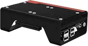 HUNSN Micro Firewall Appliance, Mini PC, OPNsense, VPN, Router PC, Core I3 N305, RJ57, 2 x 2.5GbE LAN, 2 x HDMI, DP, Designed for DIY / 3D Printing Enthusiasts, 32G RAM, 512G SSD