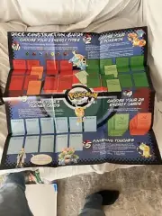 Pokemon "Deck Construction Guide" & Arena Poster Vintage 1999