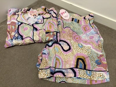 BNWT Peter Alexander X Mulganai Indigenous Collab Summer Set -SIZE 3+ Women’s