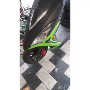 [台南機車倉庫直售]分期免保人 免家人 KYMCO VJR 125 黑綠ABS版  2017年新古車61000元