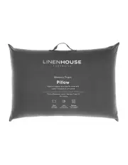 [Linen House] Memory Foam Pillow in White