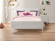 Durham Full Panel Bed Frame - Double / White