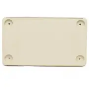 Detmar Boat Rectangular Table Top 12-1102C | Plastic Ivory