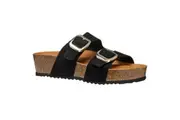 Geox Womens/Ladies D Brionia H Leather Sandals (Black) - UTFS11643
