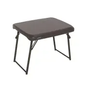 Lifetime 280488 Compact Folding Low Side Table for Camping Brown